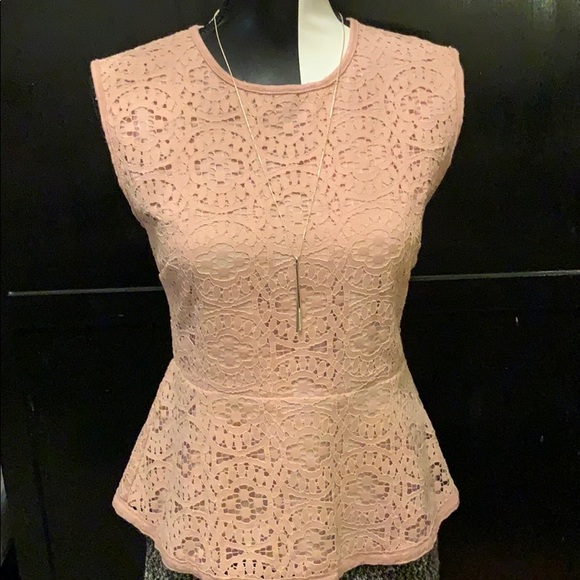 Ann Taylor Tops - Dusty pink peplum top
